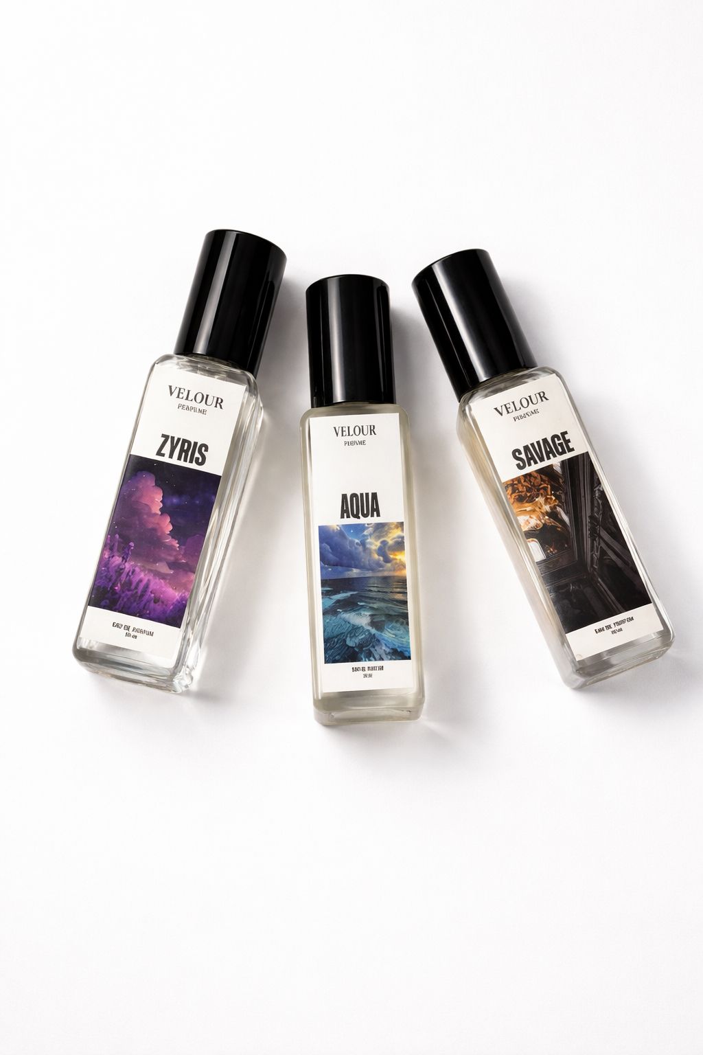 Velour Perfume Summer Trio Pack – Zyris + Savage + Aqua 20ML