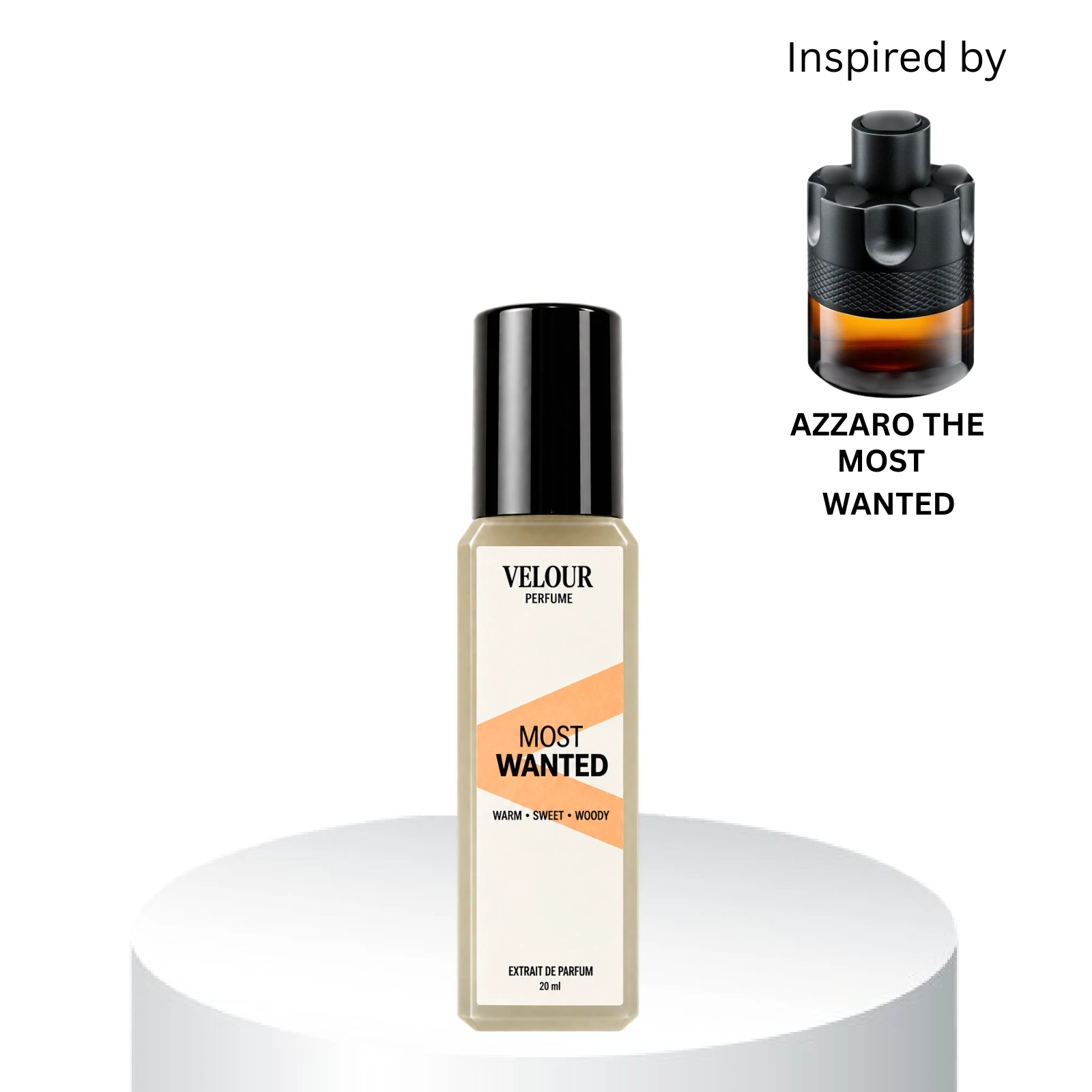 Most Wanted perfume bottle by Velour Perfume