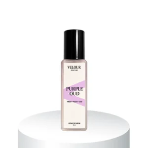 Purple Oud perfume bottle by Velour Perfume