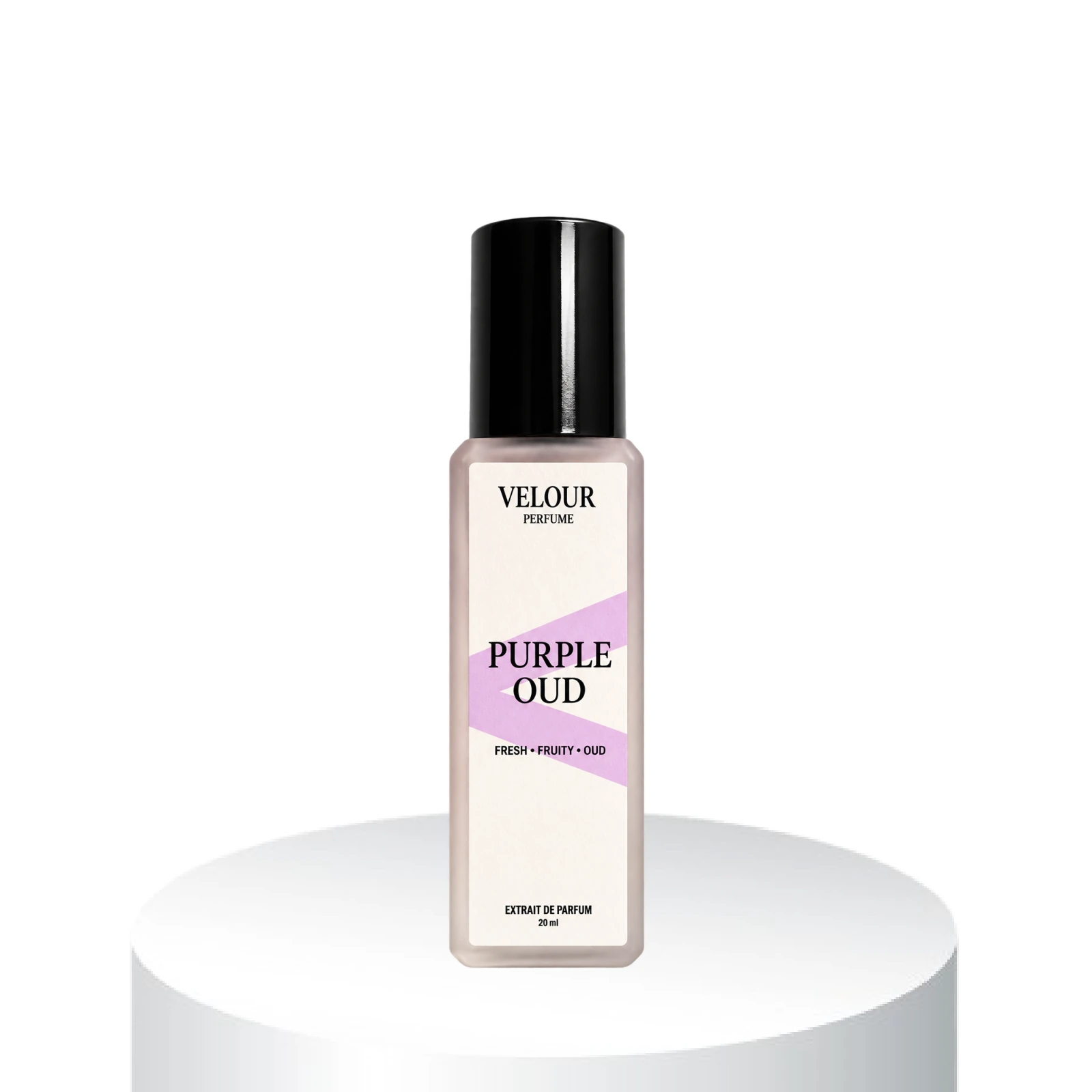 Purple Oud perfume bottle by Velour Perfume